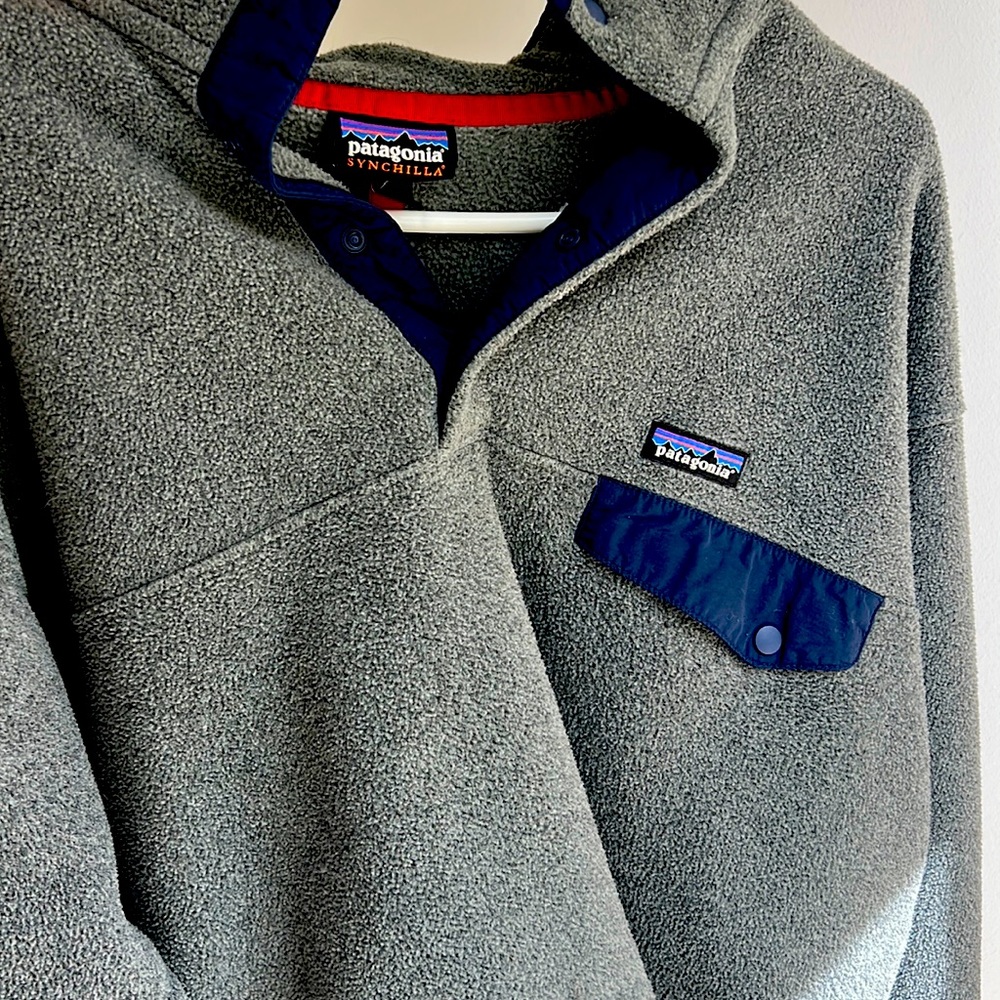Patagonia Synchilla fleece quarter button